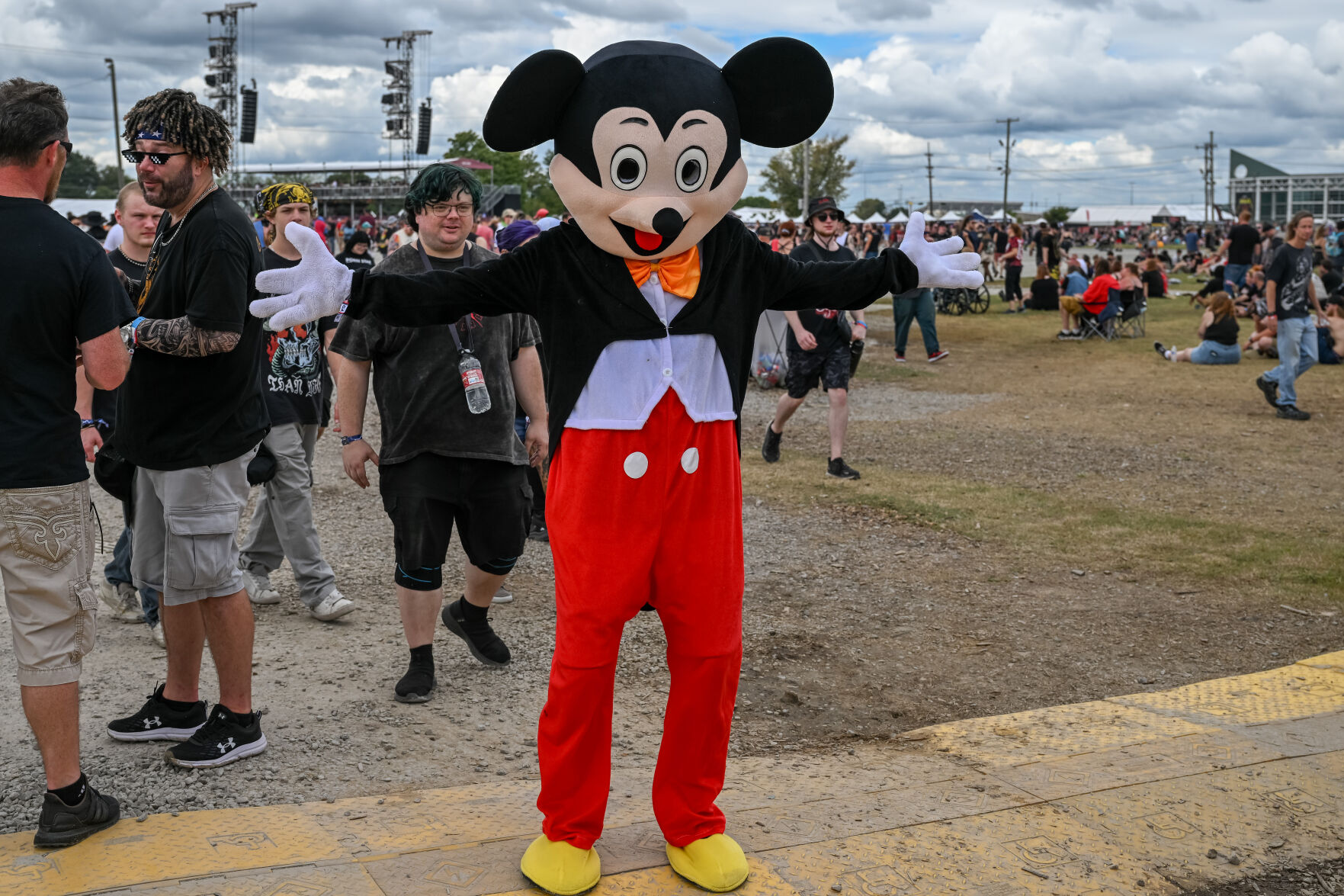Mickey Mouse at Louder Than Life 2024